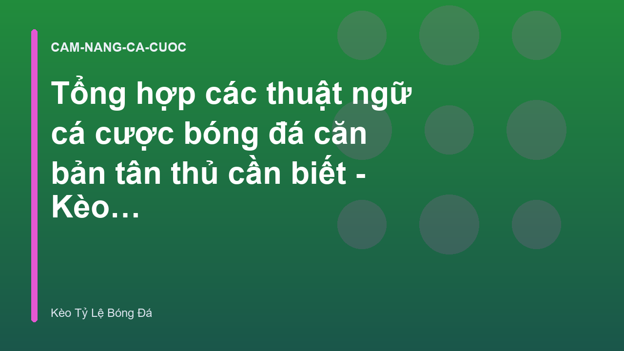Read more about the article Tổng hợp các thuật ngữ cá cược bóng đá căn bản tân thủ cần biết – Kèo Tỷ Lệ Bóng Đá